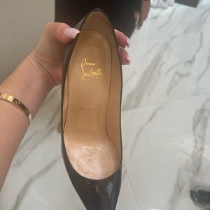 Red bottoms, worn 3 times, no box good condition